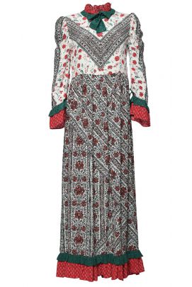 maxi champagne dress Halliwel Maxi Dress
